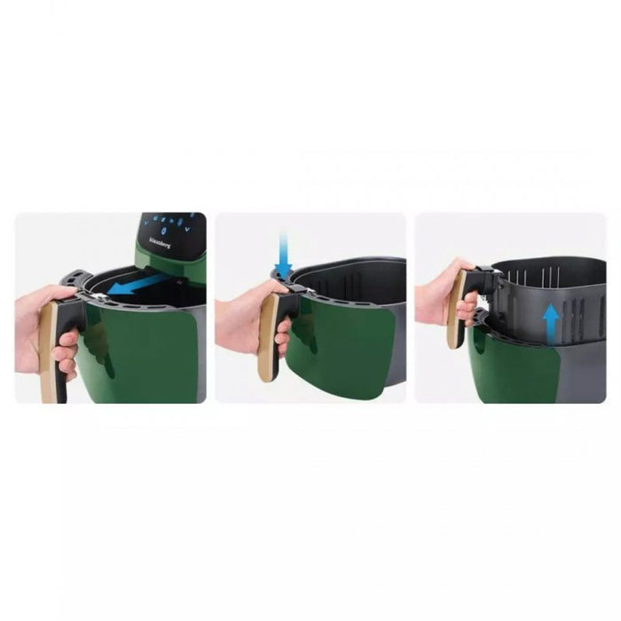 Friggitrice ad aria Klausberg KB-7596 1800W 7,7L Elettrodomestico per cucinare in modo sano