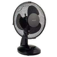 Klausberg KB-7473 Ventilatore da tavolo elegante nero da 23 cm con funzione pivotante