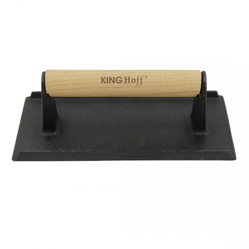 Pressa per carne in ghisa Kinghoff KH-1758 per hamburger e bistecche perfetti