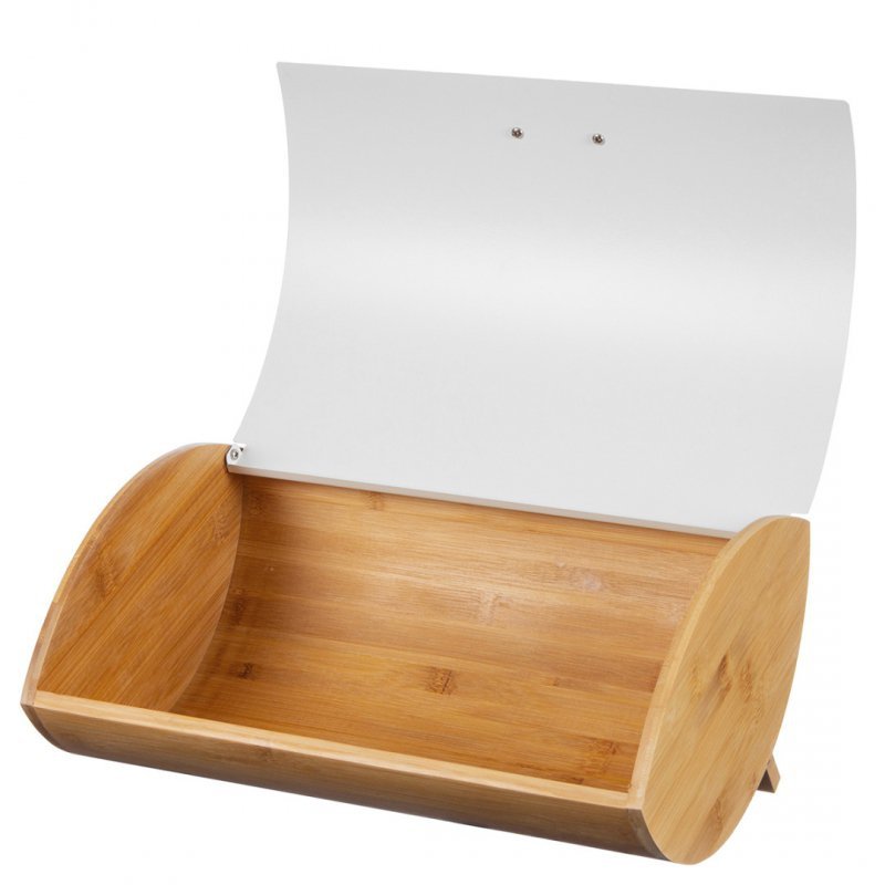 Brunbeste 2702 Elegante set di scatole per il pane in bambù con contenitori e coltello