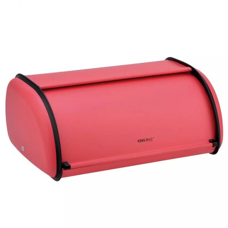 Kinghoff KH-1753 Contenitore per il pane in acciaio - Grande contenitore con coperchio a rullo