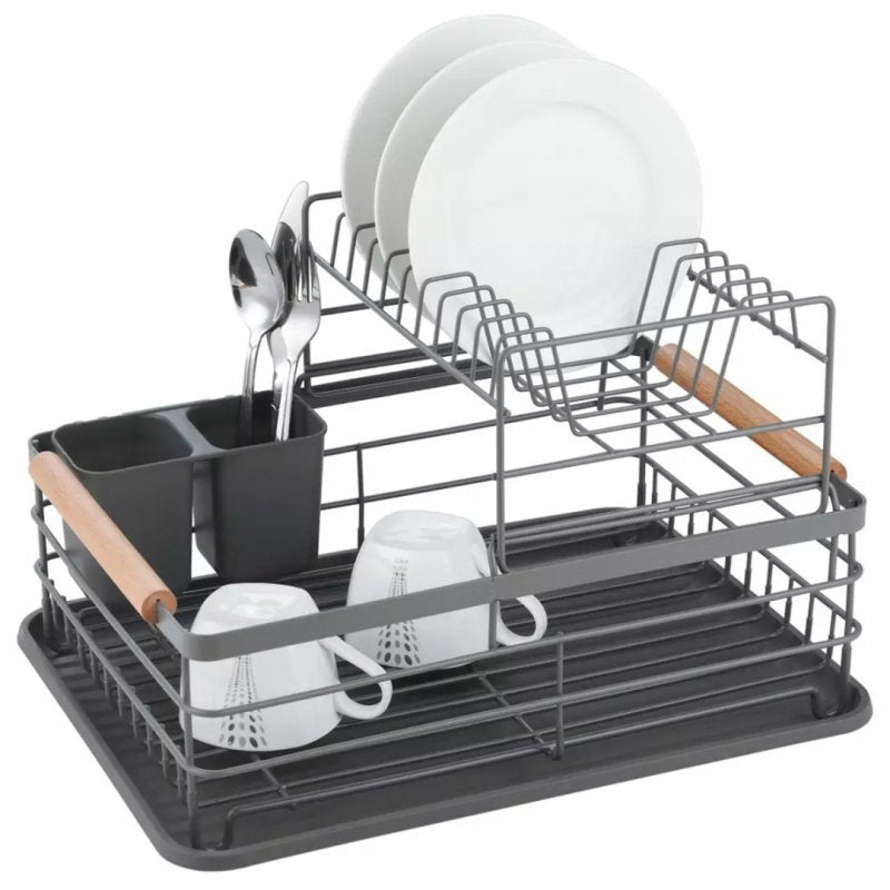 Kinghoff KH-1797 Scolapiatti a due livelli con portaposate