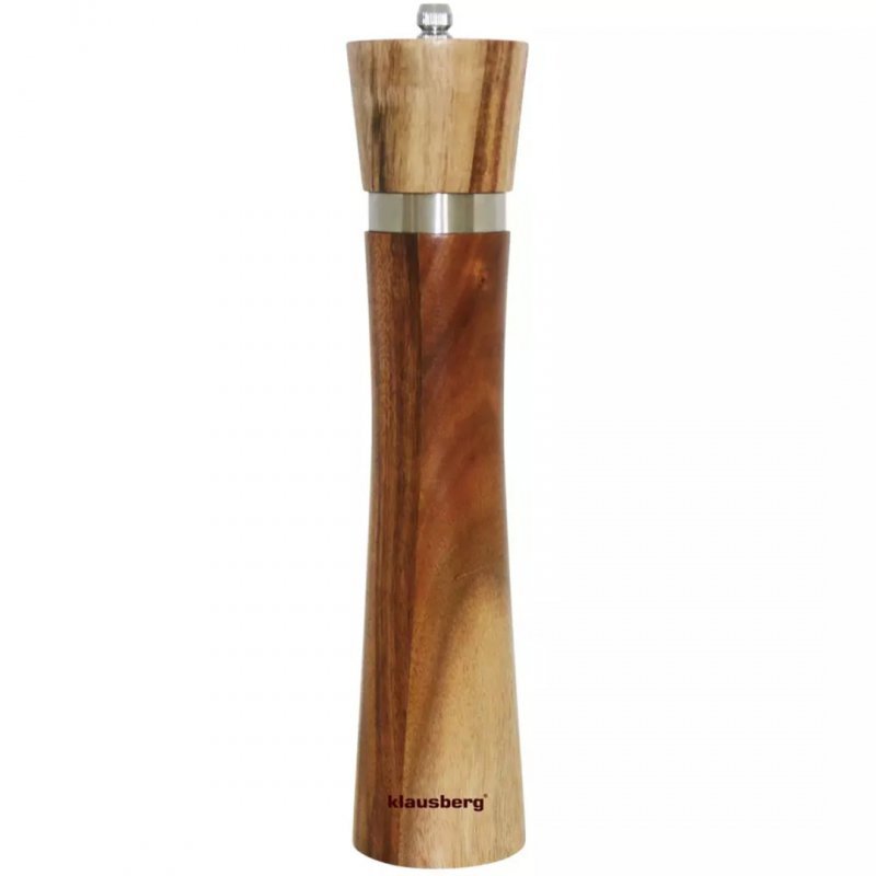 Klausberg KB-7592 Macinapepe e sale in legno di acacia 25 cm