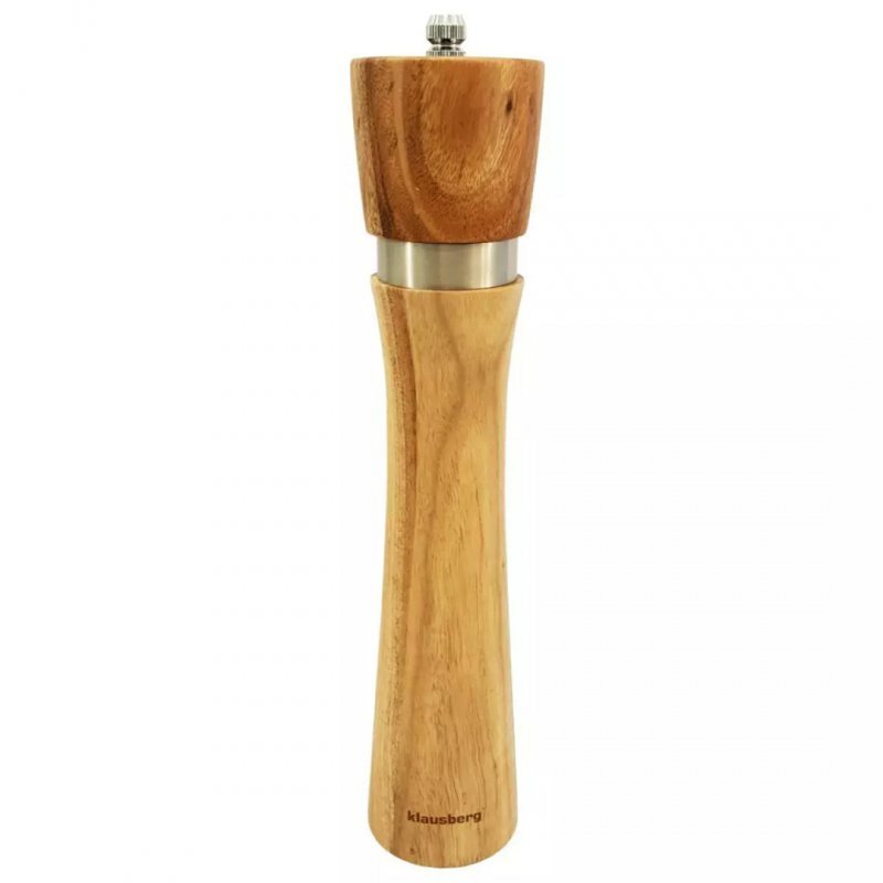 Klausberg KB-7592 Macinapepe e sale in legno di acacia 25 cm