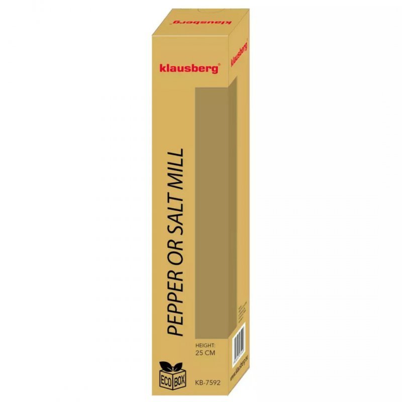 Klausberg KB-7592 Macinapepe e sale in legno di acacia 25 cm
