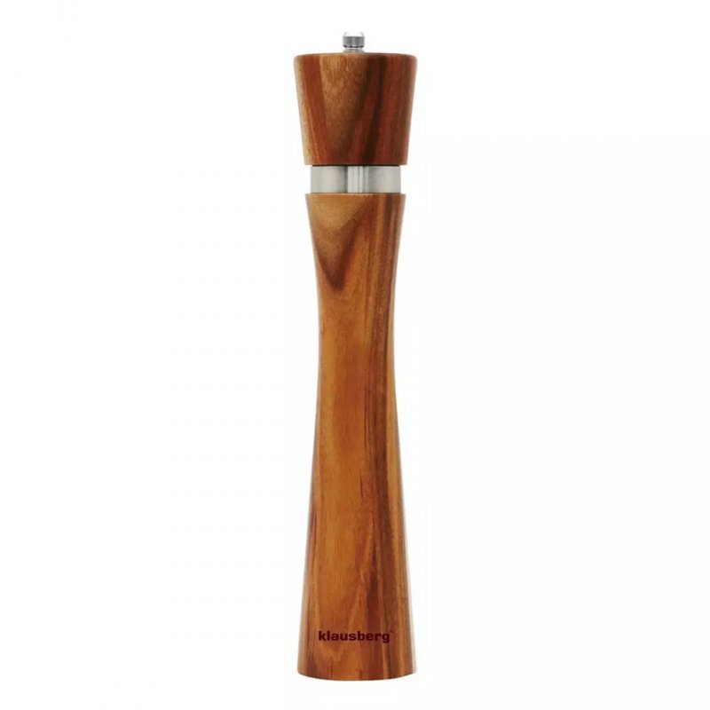 Klausberg KB-7593 Macinapepe e Sale in Acacia - Elegante Macina da Cucina