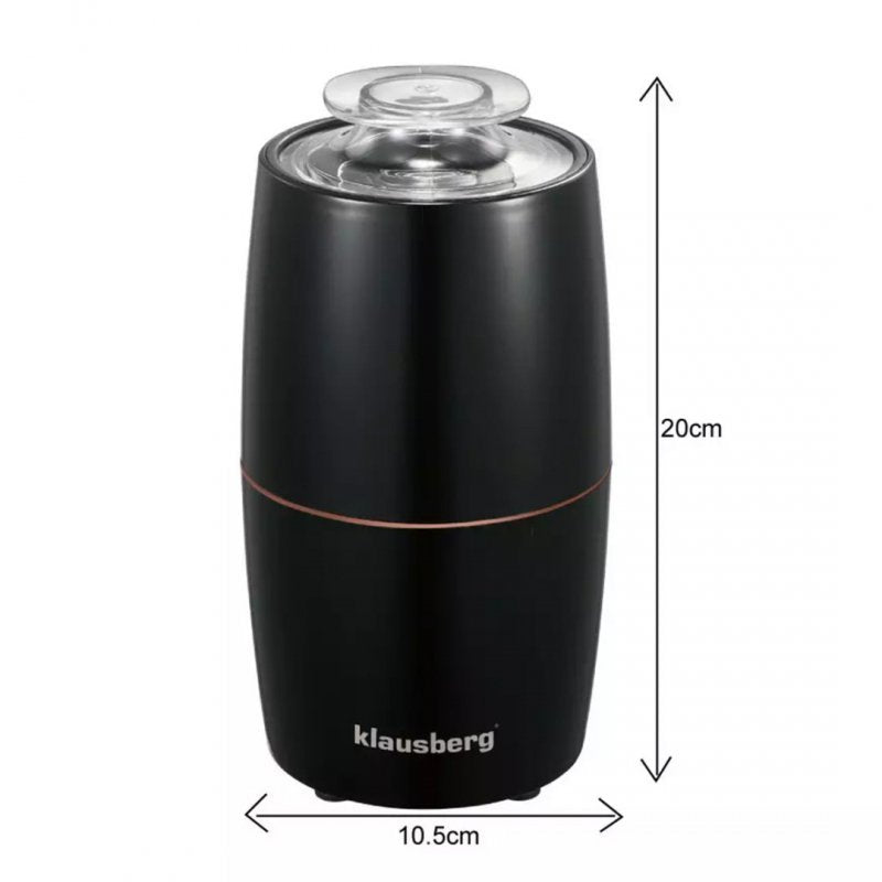 Macinacaffè elettrico Klausberg KB-7602 per macinatura veloce