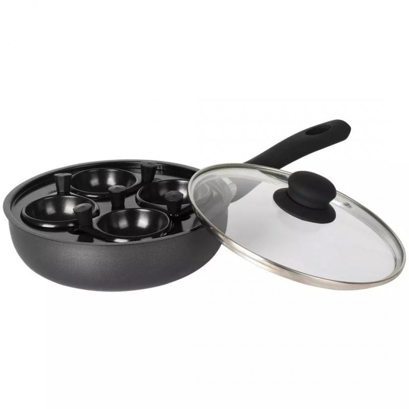 Klausberg KH-1806 Padella in alluminio con inserto per uova 20 cm