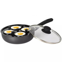 Klausberg KH-1806 Padella in alluminio con inserto per uova 20 cm