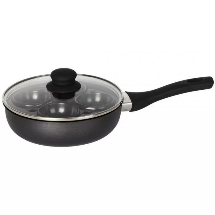 Klausberg KH-1806 Padella in alluminio con inserto per uova 20 cm