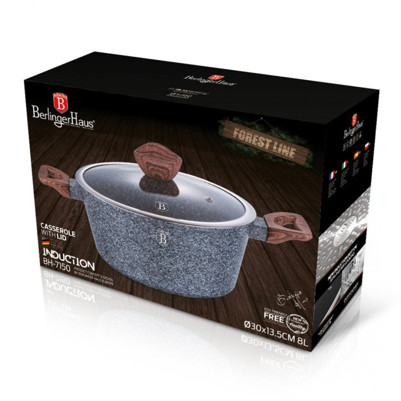 Berlinger haus BH-7150 Pentola in granito da 30 cm con coperchio - Pentole antiaderenti
