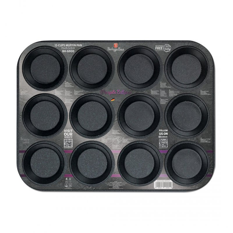 Berlinger haus BH-6800 Teglia antiaderente per 12 muffin
