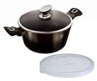 Berlinger haus BH-6606 Pentola antiaderente in granito nero lucido 28 cm