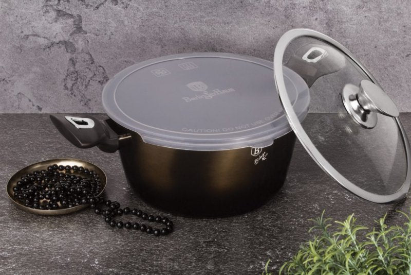 Berlinger haus BH-6606 Pentola antiaderente in granito nero lucido 28 cm
