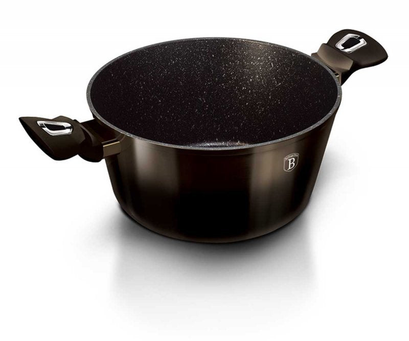 Berlinger haus BH-6606 Pentola antiaderente in granito nero lucido 28 cm