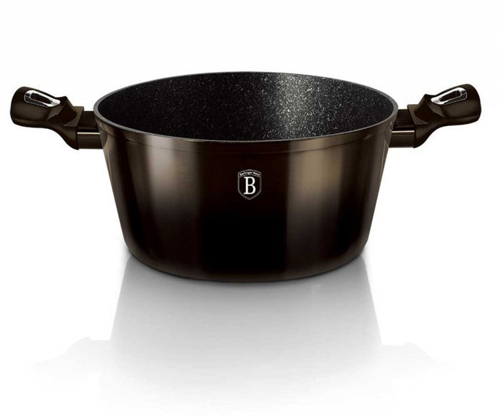 Berlinger haus BH-6606 Pentola antiaderente in granito nero lucido 28 cm