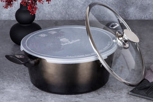 Berlinger haus BH-6606 Pentola antiaderente in granito nero lucido 28 cm