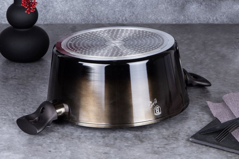 Berlinger haus BH-6606 Pentola antiaderente in granito nero lucido 28 cm