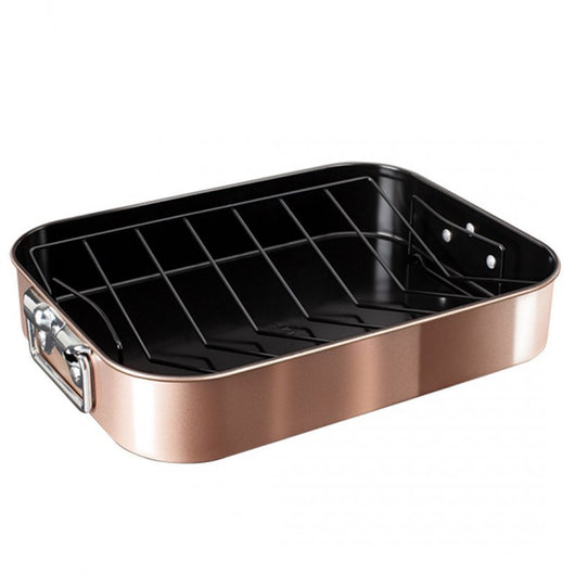 Berlinger haus BH-7845 Teglia antiaderente con griglia color oro rosa