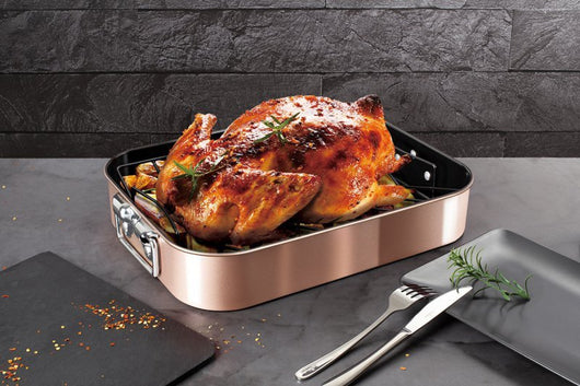 Berlinger haus BH-7845 Teglia antiaderente con griglia color oro rosa