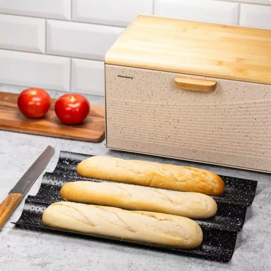 Teglia per baguette Kinghoff KH-1770 per panini perfettamente croccanti