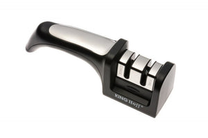 Affilatrice per coltelli a due stadi Kinghoff KH-3420 con impugnatura in gomma