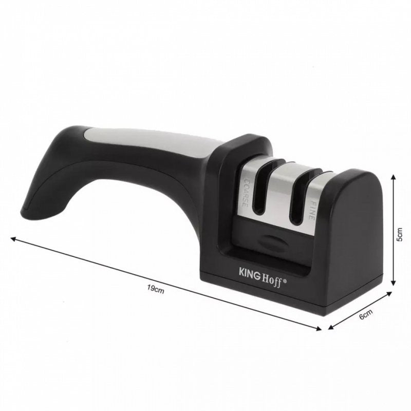 Affilatrice per coltelli a due stadi Kinghoff KH-3420 con impugnatura in gomma