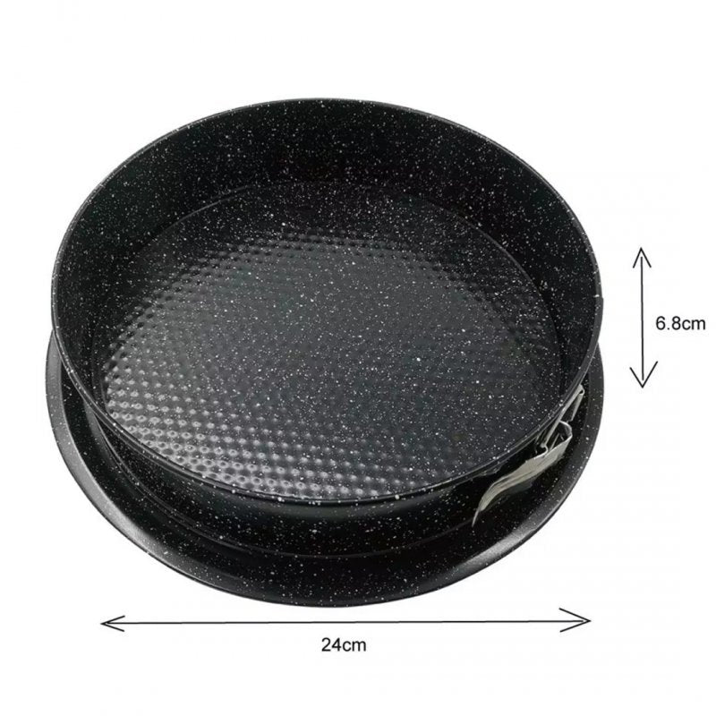 Kinghoff KH-1782 Tortiera in marmo rotonda antiaderente 24 cm