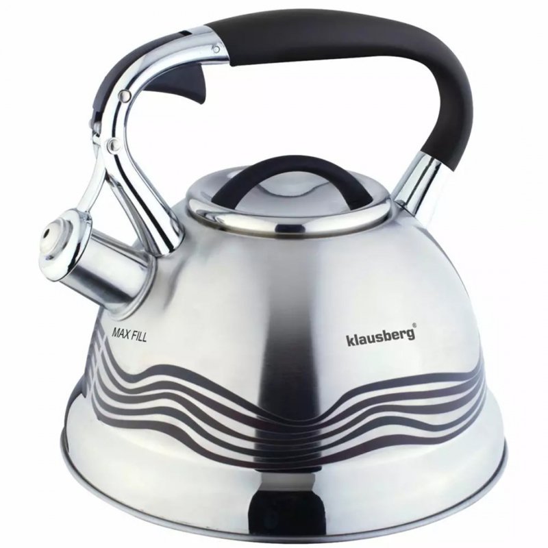 Klausberg KB-7048 Bollitore con fischio che cambia colore 2,7L