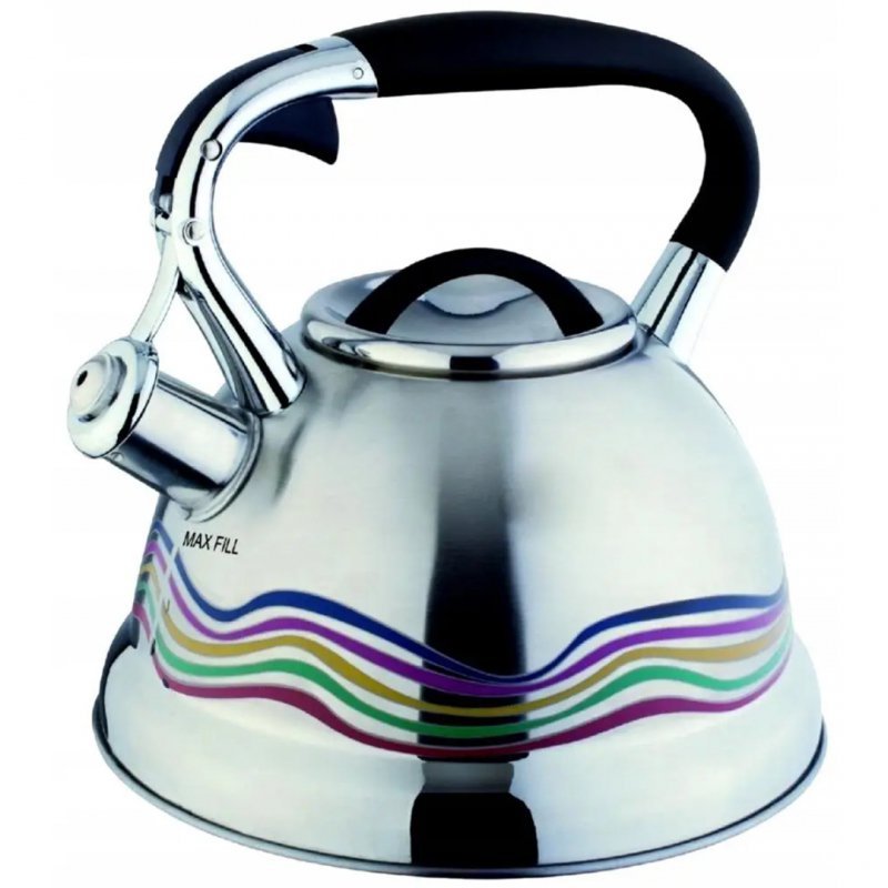 Klausberg KB-7048 Bollitore con fischio che cambia colore 2,7L