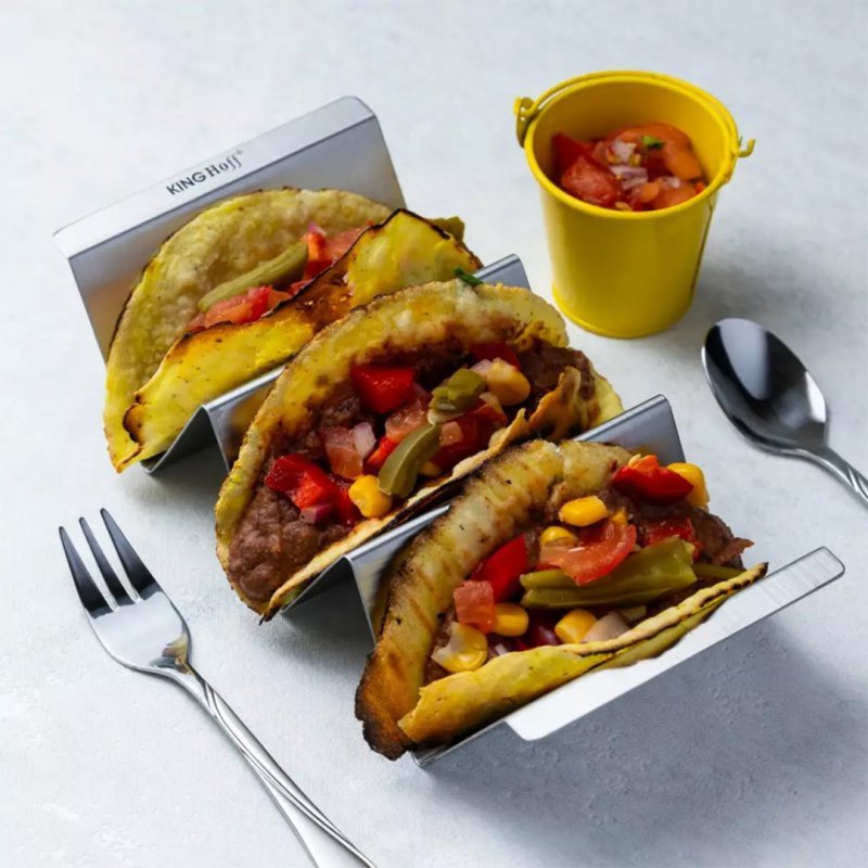 Supporto per tacos Kinghoff KH-1804 per servire wrap e hot dog