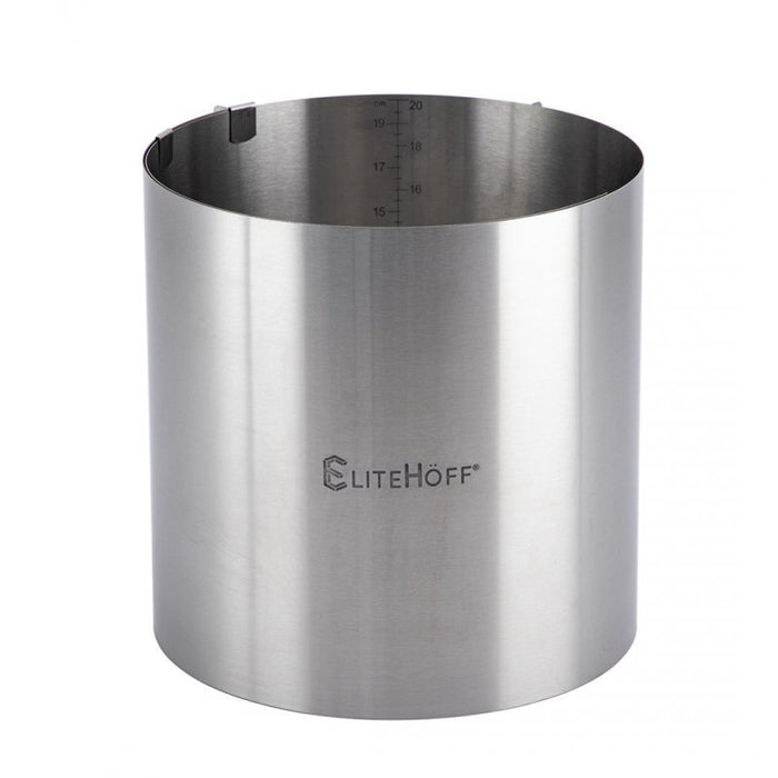 Elitehoff E-8110 Tortiera regolabile in acciaio inossidabile