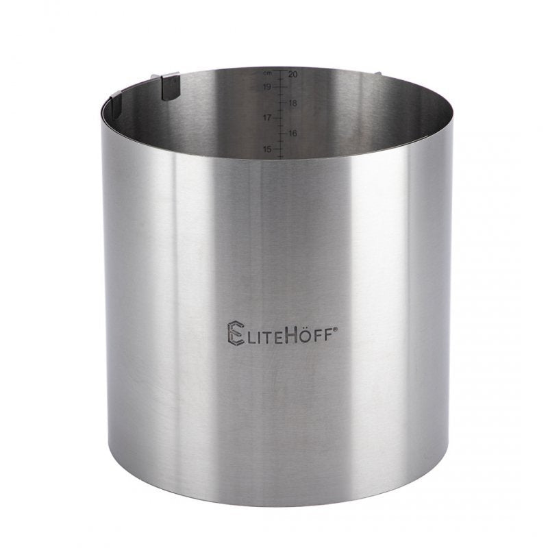 Elitehoff E-8110 Tortiera regolabile in acciaio inossidabile