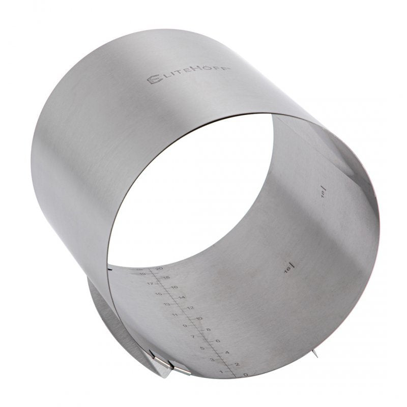 Elitehoff E-8110 Tortiera regolabile in acciaio inossidabile