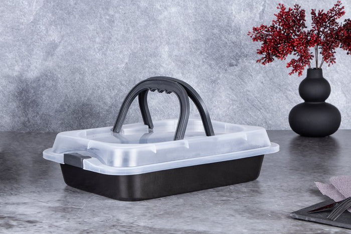 Berlinger haus BH-7840 Teglia antiaderente con coperchio 36,5x24,5 cm