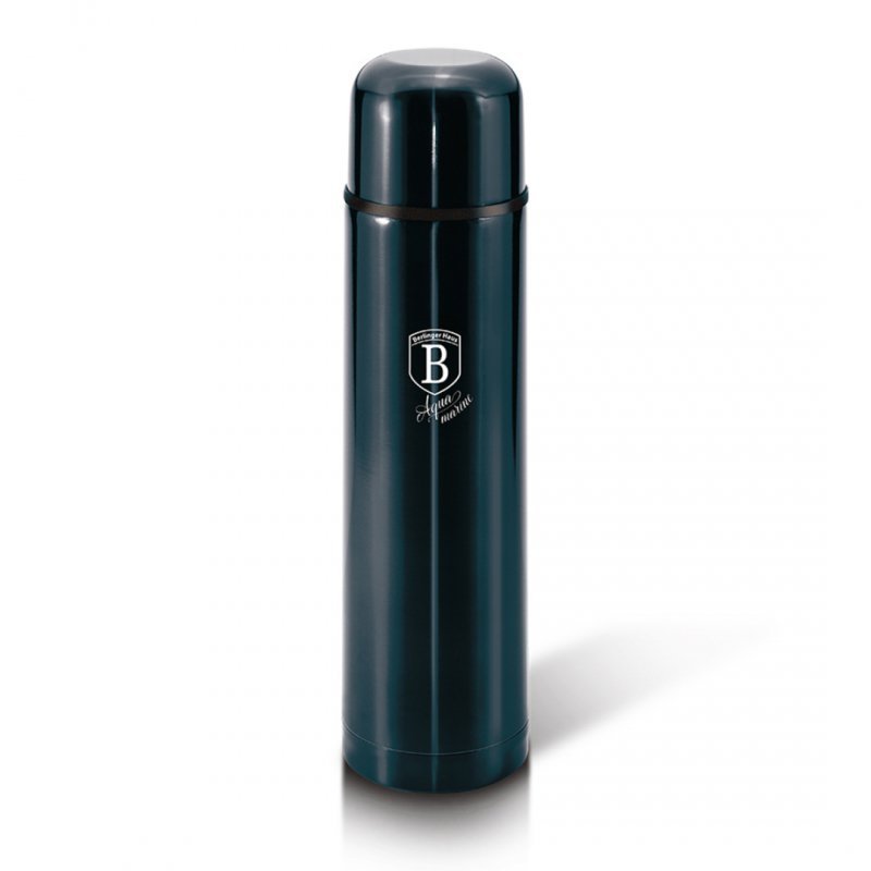 Berlinger haus BH-7833 Thermos in acciaio color acquamarina da 0,5 l per bevande calde e fredde