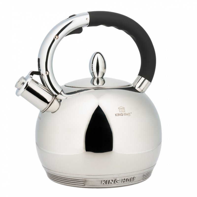 Bollitore a fischio in acciaio inossidabile Kinghoff KH-3777 da 3 litri per tutti i fornelli