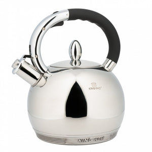 Bollitore a fischio in acciaio inossidabile Kinghoff KH-3777 da 3 litri per tutti i fornelli