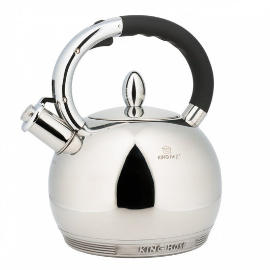 Bollitore a fischio in acciaio inossidabile Kinghoff KH-3777 da 3 litri per tutti i fornelli