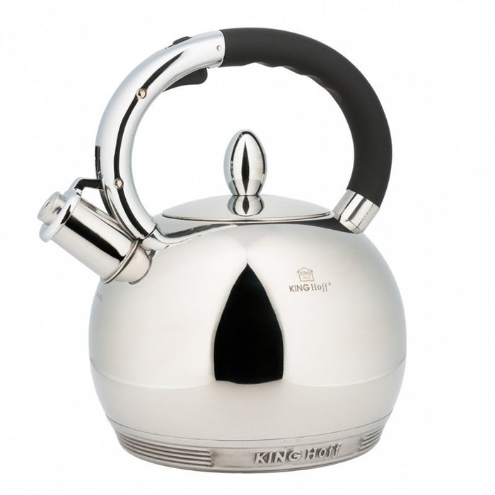 Bollitore a fischio in acciaio inossidabile Kinghoff KH-3777 da 3 litri per tutti i fornelli