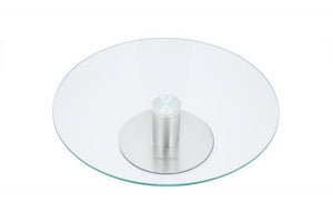 Kinghoff KH-4014 Tortiera rotante in acciaio inossidabile 30 CM