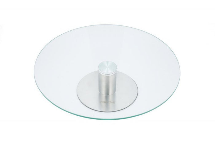 Kinghoff KH-4014 Tortiera rotante in acciaio inossidabile 30 CM