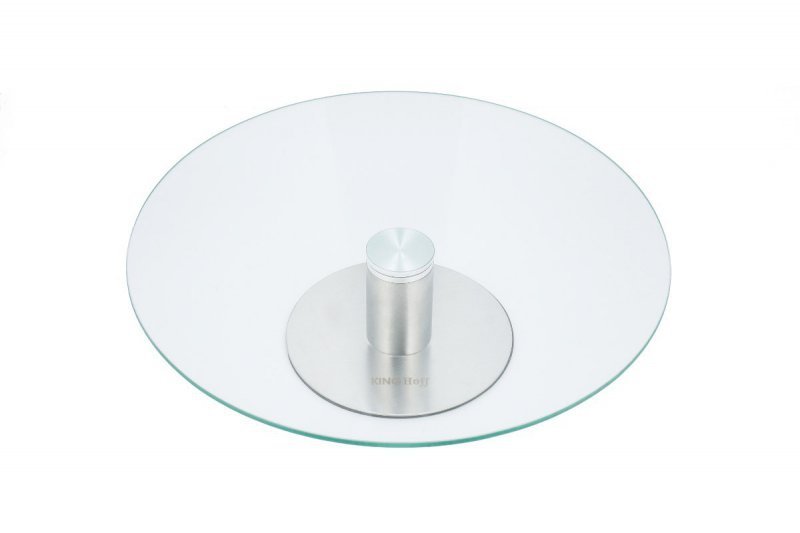 Kinghoff KH-4014 Tortiera rotante in acciaio inossidabile 30 CM