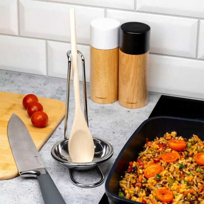 Supporto per cucchiaio in legno in acciaio inossidabile Kinghoff KH-4035