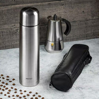 Thermos Kinghoff KH-4052 in acciaio inossidabile con coperchio Click-Clack