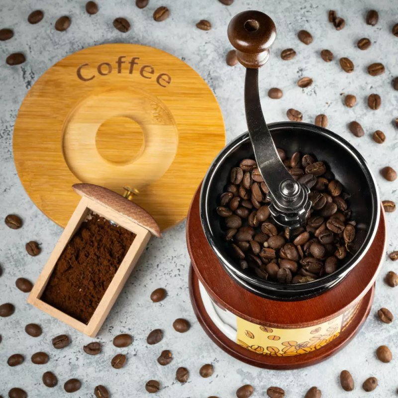 Macinacaffè manuale Kinghoff KH-4144 per caffè appena macinato