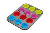 Stampo per muffin Kinghoff KH-4188 con pirottini in silicone per una facile cottura