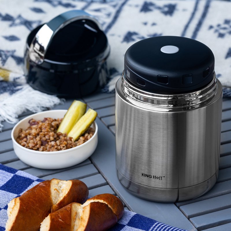 Thermos in acciaio inossidabile Kinghoff KH-4374 per alimenti e bevande