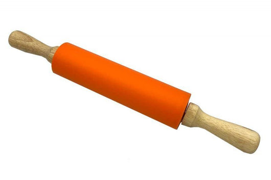 Mattarello in silicone Kinghoff KH-4660 con manici in legno