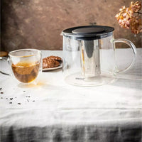 Infusore per tè in vetro Kinghoff KH-4845 con colino in acciaio da 1,5 l